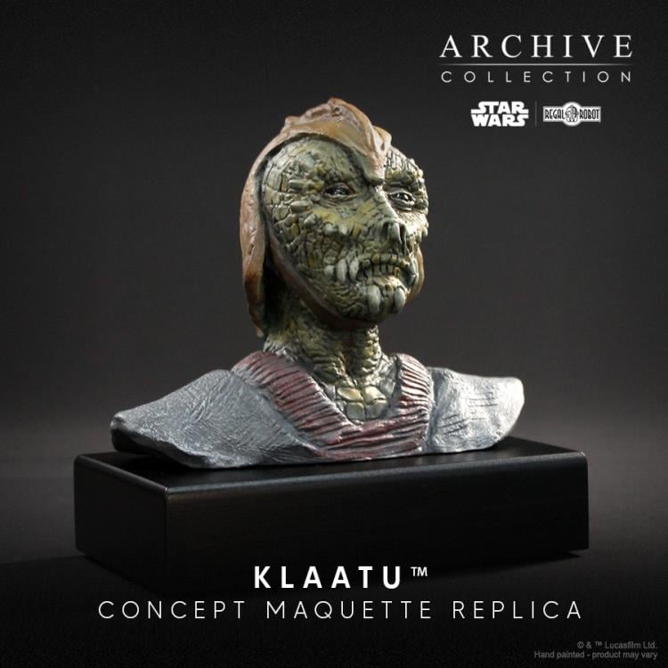 Star Wars: Return of the Jedi Archive Collection Klaatu (Ken Ralston Signature Edition) Limited Edition Bust Concept Maquette Replica Gallery Image 8