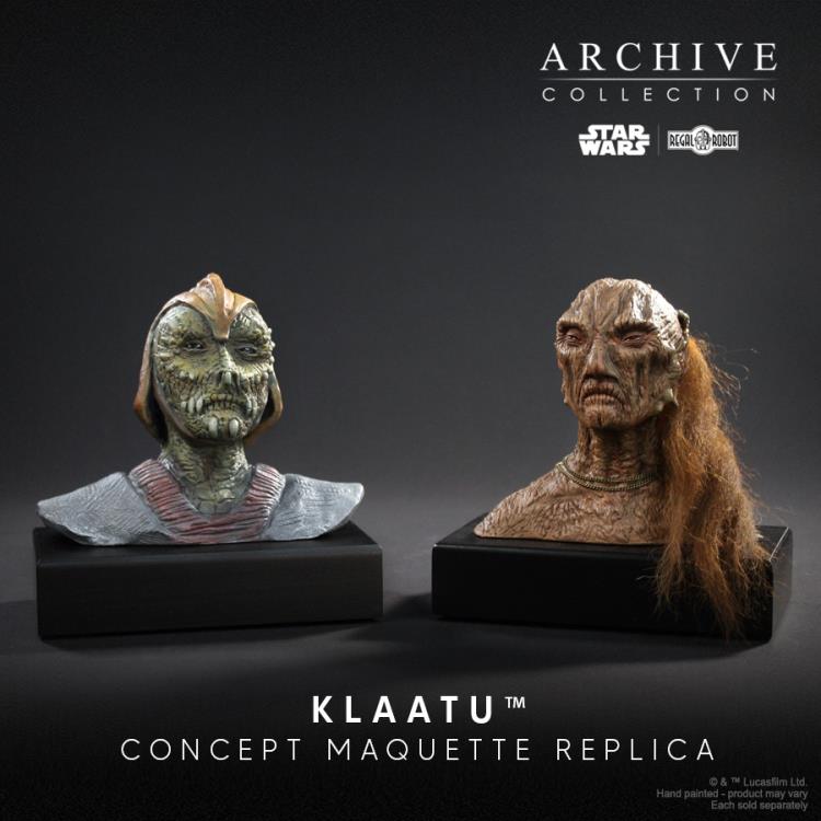 Star Wars: Return of the Jedi Archive Collection Klaatu (Ken Ralston Signature Edition) Limited Edition Bust Concept Maquette Replica Gallery Image 12