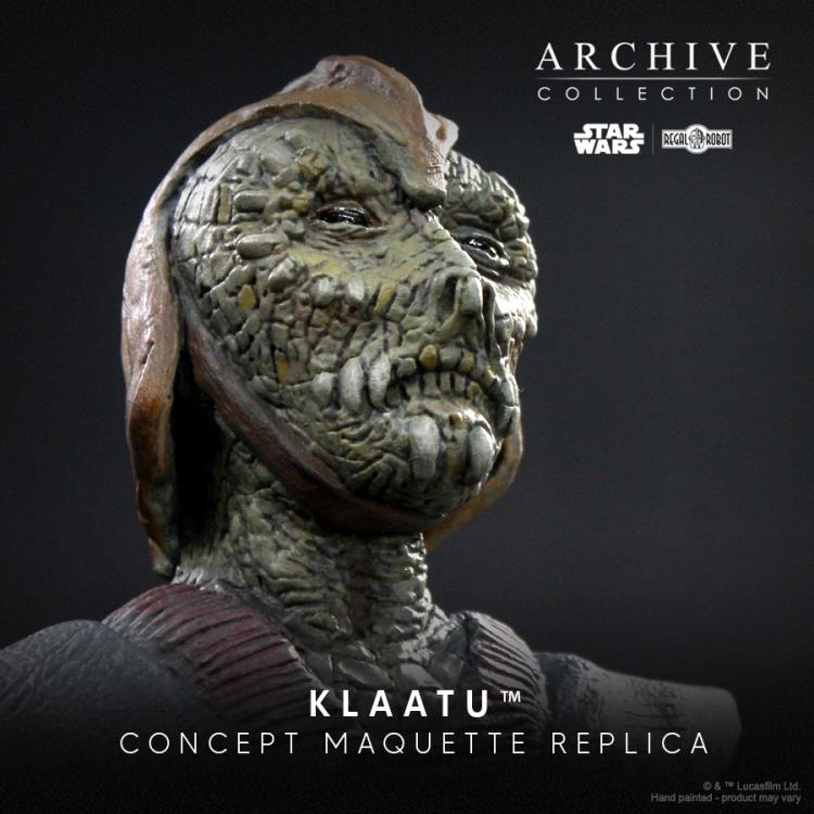 Star Wars: Return of the Jedi Archive Collection Klaatu (Ken Ralston Signature Edition) Limited Edition Bust Concept Maquette Replica Gallery Image 10