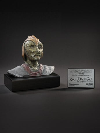 Star Wars: Return of the Jedi Archive Collection Klaatu (Ken Ralston Signature Edition) Limited Edition Bust Concept Maquette Replica Gallery Image 2