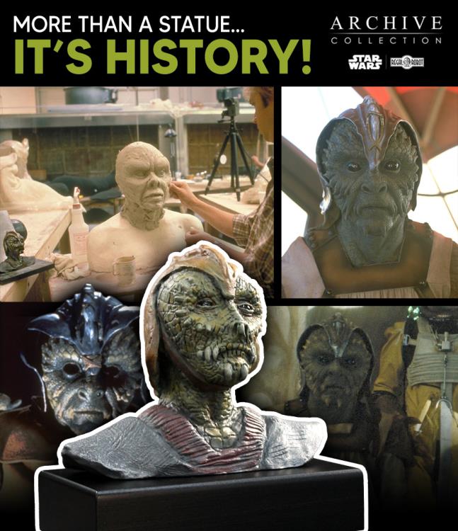 Star Wars: Return of the Jedi Archive Collection Klaatu (Ken Ralston Signature Edition) Limited Edition Bust Concept Maquette Replica Gallery Image 15
