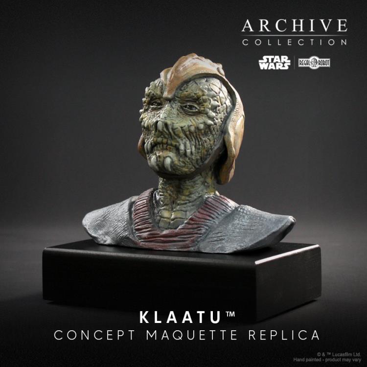 Star Wars: Return of the Jedi Archive Collection Klaatu (Ken Ralston Signature Edition) Limited Edition Bust Concept Maquette Replica Gallery Image 6