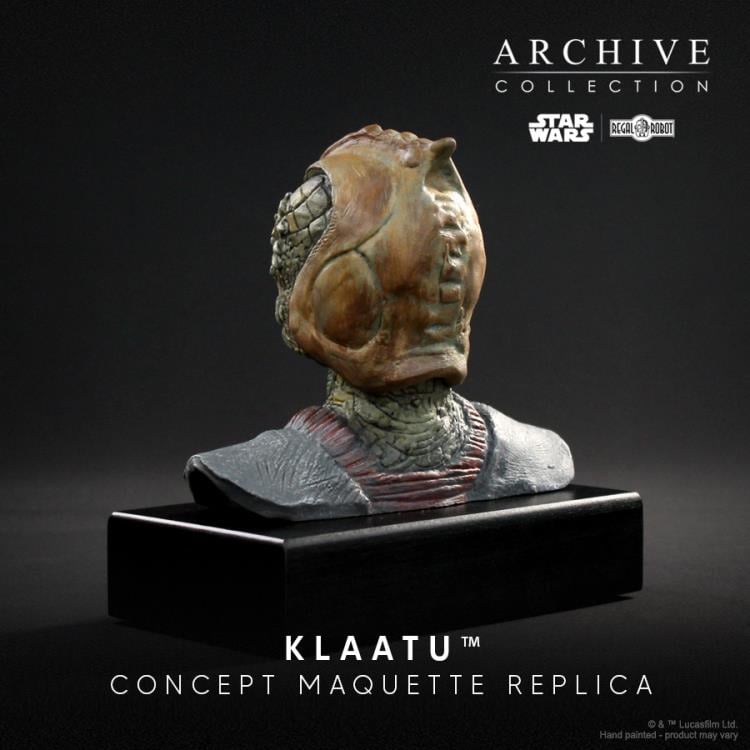 Star Wars: Return of the Jedi Archive Collection Klaatu (Ken Ralston Signature Edition) Limited Edition Bust Concept Maquette Replica Gallery Image 9