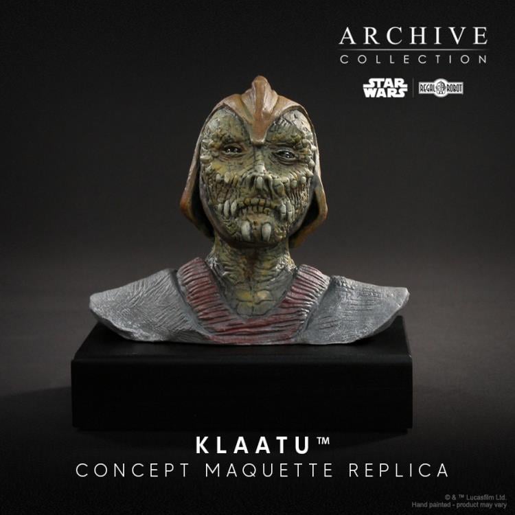 Star Wars: Return of the Jedi Archive Collection Klaatu (Ken Ralston Signature Edition) Limited Edition Bust Concept Maquette Replica Gallery Image 5