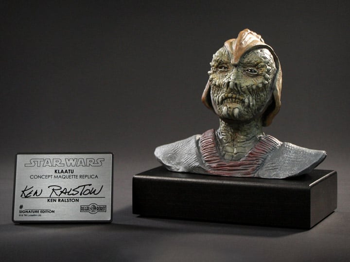 Star Wars: Return of the Jedi Archive Collection Klaatu (Ken Ralston Signature Edition) Limited Edition Bust Concept Maquette Replica Gallery Image 1