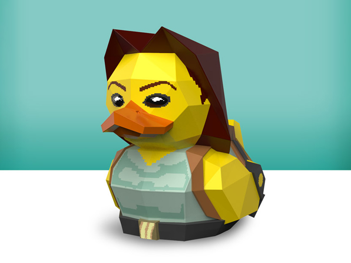 Tomb Raider Mini TUBBZ Classic Lara Croft Gallery Image 1