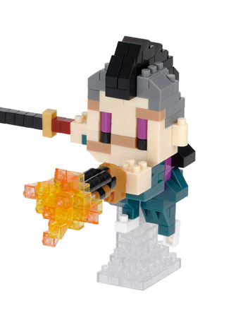 Demon Slayer: Kimetsu no Yaiba Nanoblock Character Collection Series Genya Shinazugawa Gallery Image 2
