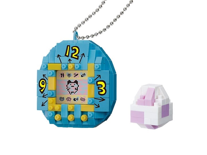 Tamagotchi Nanoblock Character Collection Series First Generation Tamagotchi (Blue Ver.) Gallery Image 1