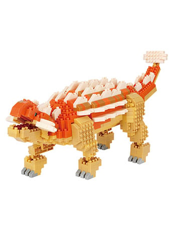 Dinosaur Nanoblock Advanced Hobby Series Ankylosaurus Deluxe Edition Gallery Image 2