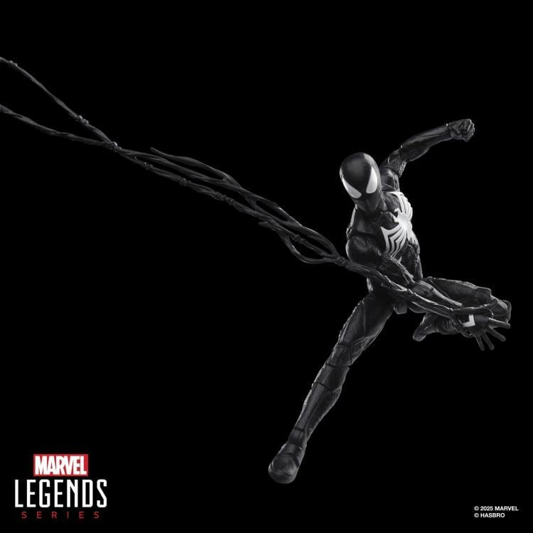 Marvel's Spider-Man 2 Marvel Legends Gamerverse Peter Parker (Black Suit) Action Figure Gallery Image 8