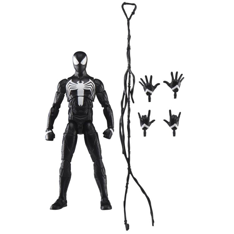 Marvel's Spider-Man 2 Marvel Legends Gamerverse Peter Parker (Black Suit) Action Figure Gallery Image 9