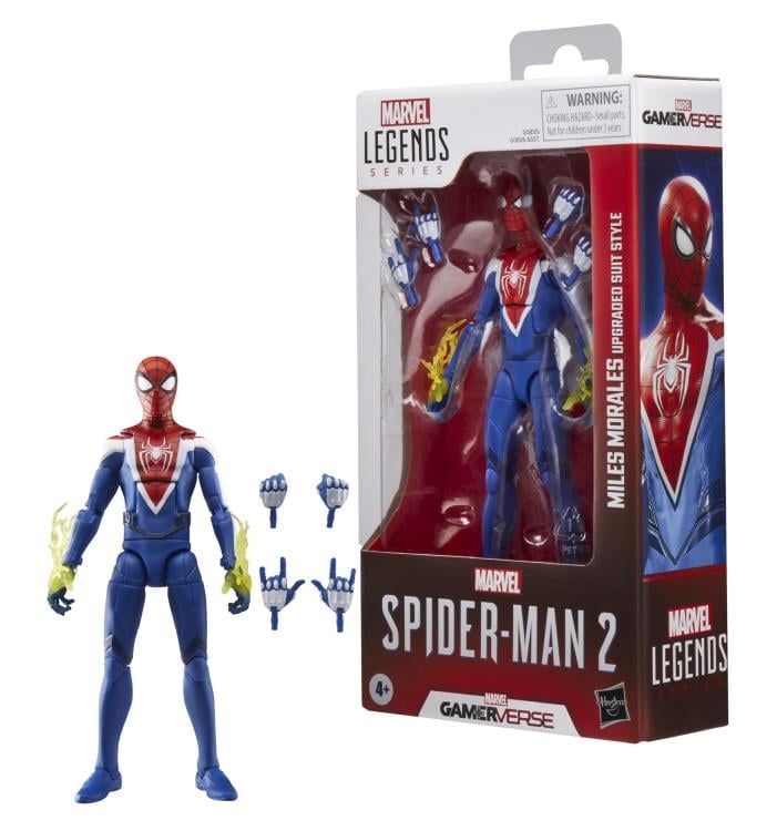Marvel's Spider-Man 2 Marvel Legends Gamerverse Miles Morales (Upgraded Suit Style) Action Figure Gallery Image 10