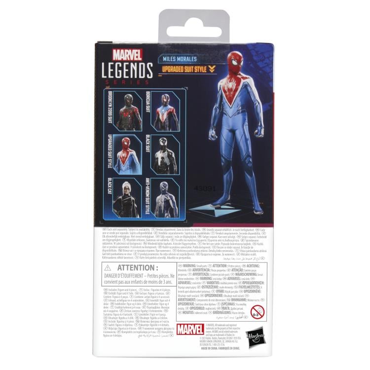 Marvel's Spider-Man 2 Marvel Legends Gamerverse Miles Morales (Upgraded Suit Style) Action Figure Gallery Image 12