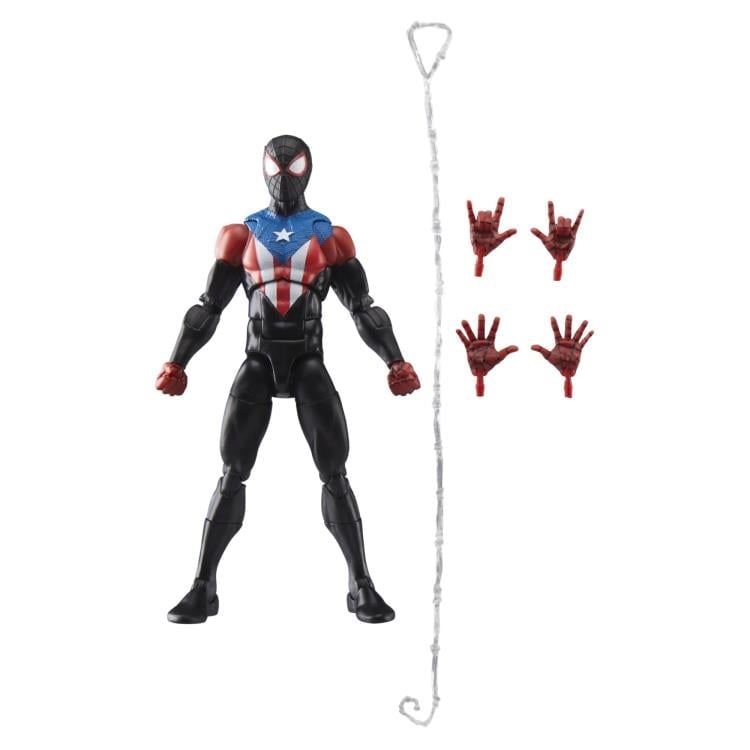 Marvel's Spider-Man 2 Marvel Legends Gamerverse Miles Morales (Boricua Suit) Action Figure Gallery Image 9