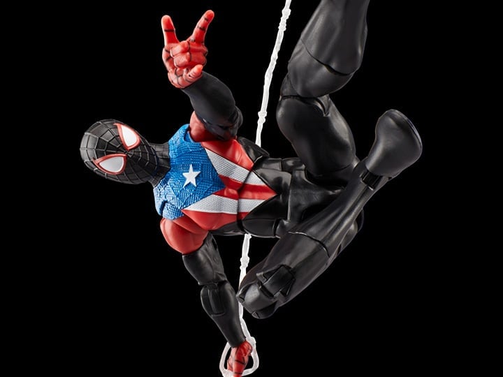 Marvel's Spider-Man 2 Marvel Legends Gamerverse Miles Morales (Boricua Suit) Action Figure Gallery Image 1