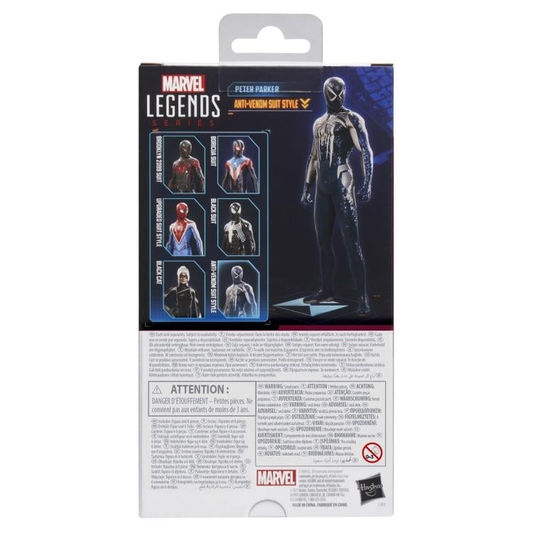 Marvel's Spider-Man 2 Marvel Legends Gamerverse Peter Parker (Anti-Venom Suit Style) Action Figure Gallery Image 12