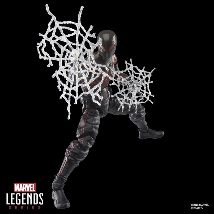 Marvel's Spider-Man 2 Marvel Legends Gamerverse Miles Morales (Brooklyn 2099 Suit) Action Figure Gallery Image 3