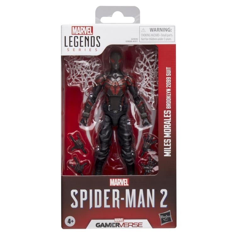 Marvel's Spider-Man 2 Marvel Legends Gamerverse Miles Morales (Brooklyn 2099 Suit) Action Figure Gallery Image 11