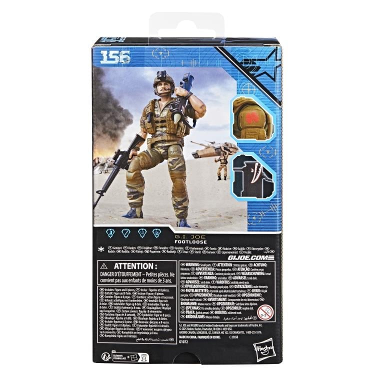 G.I. Joe Classified Series #156 Footloose Action Figure Gallery Image 11