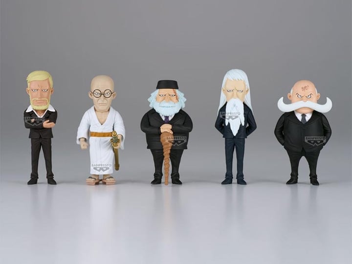 One Piece World Collectable Figure Five Elders Box of 12 Random Figures Gallery Image 1