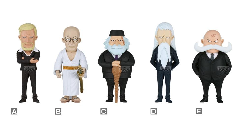 One Piece World Collectable Figure Five Elders Box of 12 Random Figures Gallery Image 4
