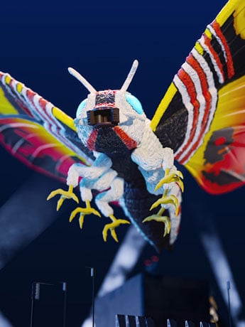Godzilla vs. Mothra (1992) ULTIMATES! Mothra Action Figure Gallery Image 2