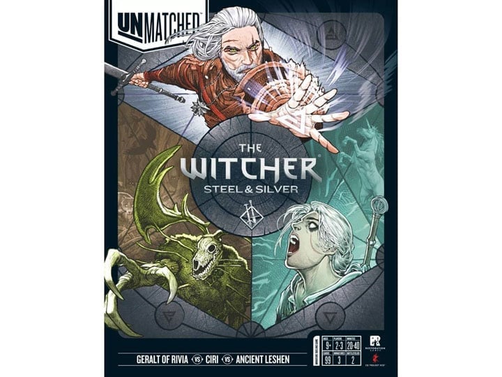 Unmatched: The Witcher: Steel & Silver Board Game Gallery Image 1