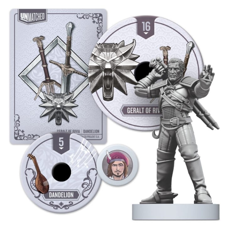 Unmatched: The Witcher: Steel & Silver Board Game Gallery Image 3