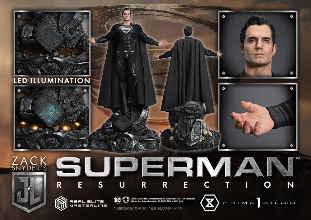 Zack Snyder's Justice League Real Elite Masterline Superman Resurrection 1/3 Scale Statue Gallery Image 36