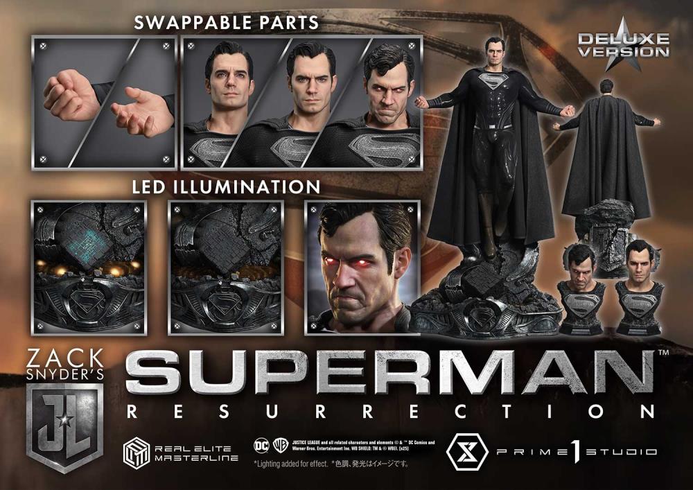 Zack Snyder's Justice League Real Elite Masterline Superman Resurrection (Deluxe Ver.) 1/3 Scale Statue Gallery Image 70