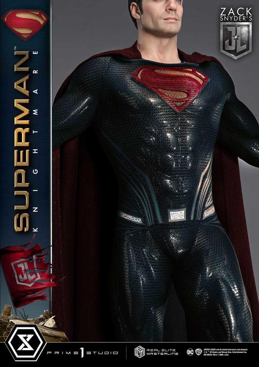 Zack Snyder's Justice League Real Elite Masterline Superman Knightmare 1/3 Scale Statue Gallery Image 12