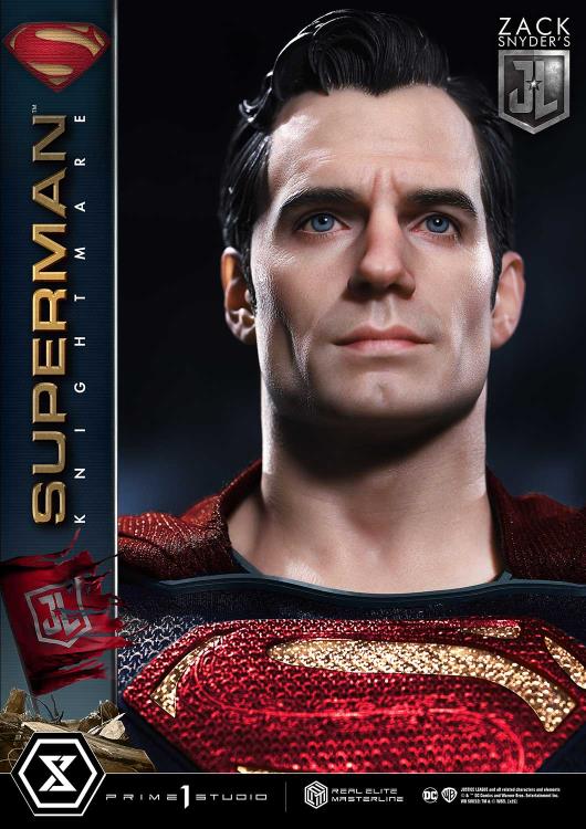 Zack Snyder's Justice League Real Elite Masterline Superman Knightmare 1/3 Scale Statue Gallery Image 6