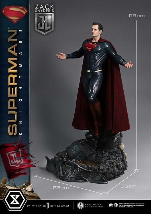Zack Snyder's Justice League Real Elite Masterline Superman Knightmare (Deluxe Ver.) 1/3 Scale Statue Gallery Image 9