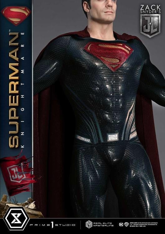 Zack Snyder's Justice League Real Elite Masterline Superman Knightmare (Deluxe Ver.) 1/3 Scale Statue Gallery Image 17
