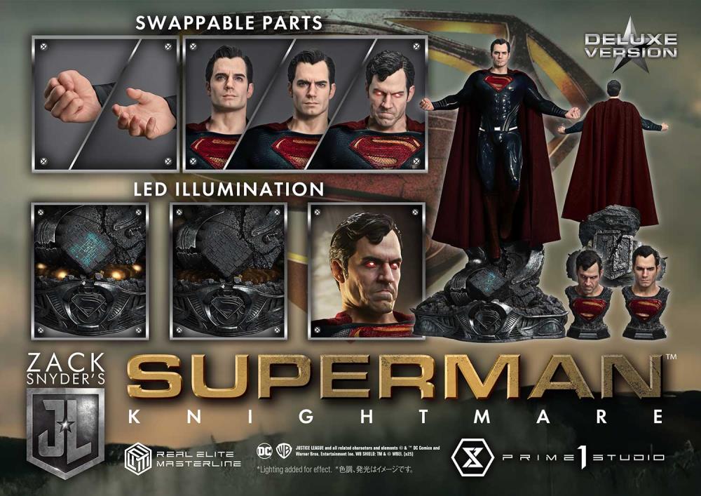 Zack Snyder's Justice League Real Elite Masterline Superman Knightmare (Deluxe Ver.) 1/3 Scale Statue Gallery Image 19