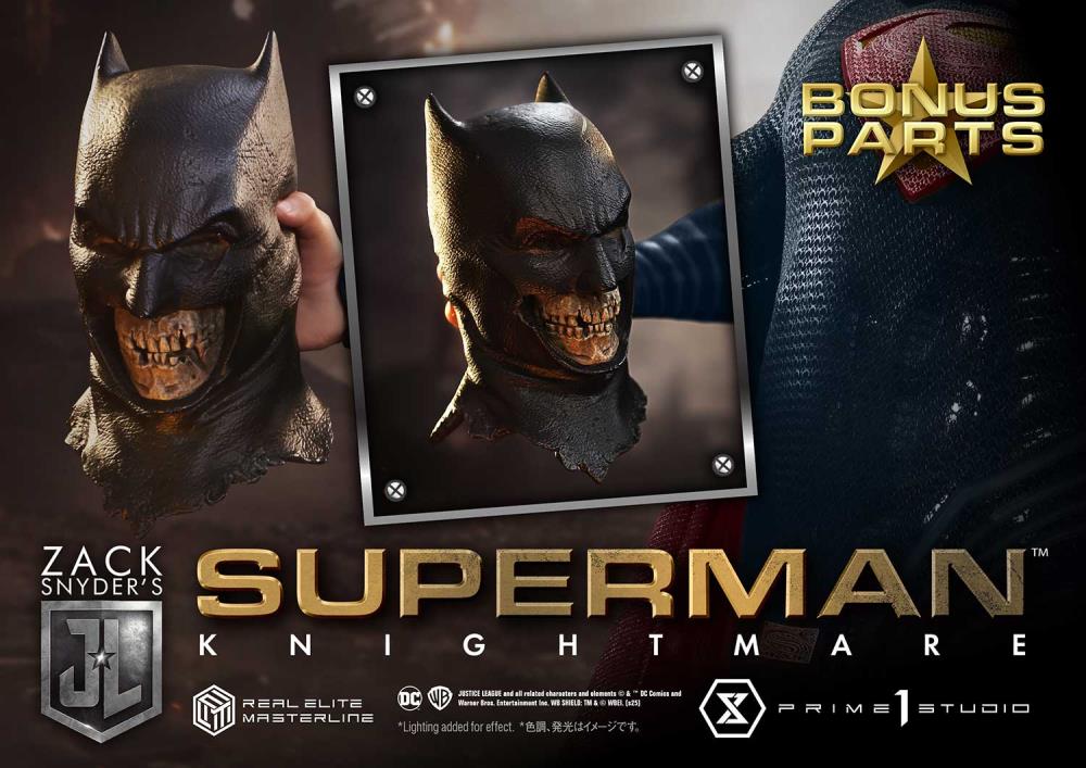 Zack Snyder's Justice League Real Elite Masterline Superman Knightmare (Deluxe Ver.) 1/3 Scale Limited Edition Statue (with Bonus) Gallery Image 29
