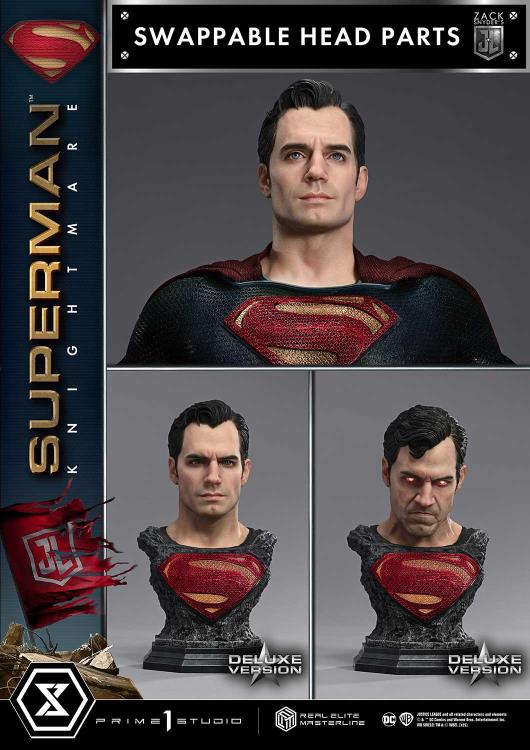Zack Snyder's Justice League Real Elite Masterline Superman Knightmare (Deluxe Ver.) 1/3 Scale Limited Edition Statue (with Bonus) Gallery Image 24
