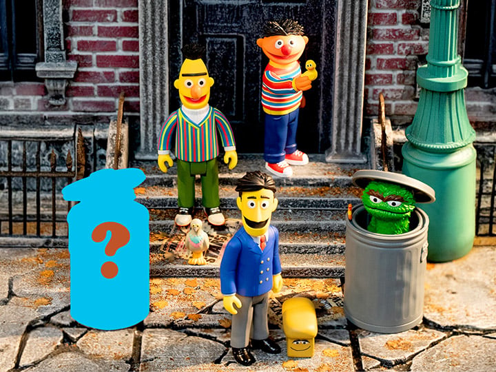 Sesame Street ReAction Blind Box Wave 03 Box of 12 Random Figures Gallery Image 1