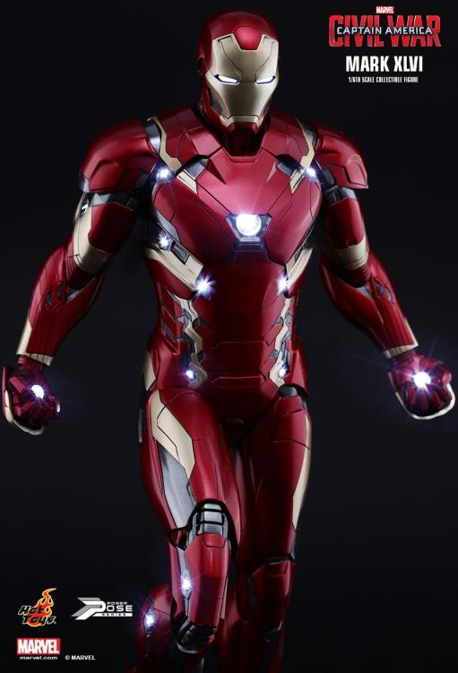 Captain America: Civil War PPS003 Mark XLVI 1/6th Scale Power Pose Collectible Gallery Image 5