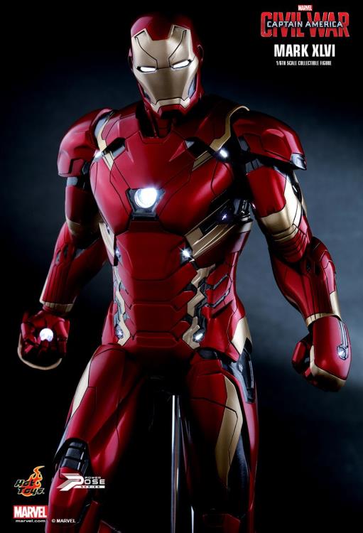 Captain America: Civil War PPS003 Mark XLVI 1/6th Scale Power Pose Collectible Gallery Image 6