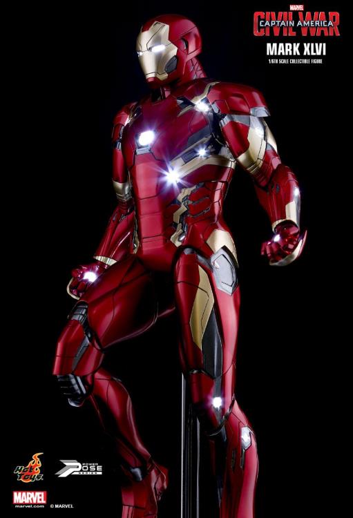 Captain America: Civil War PPS003 Mark XLVI 1/6th Scale Power Pose Collectible Gallery Image 9