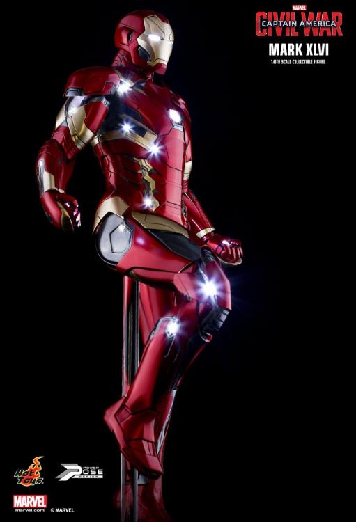 Captain America: Civil War PPS003 Mark XLVI 1/6th Scale Power Pose Collectible Gallery Image 8