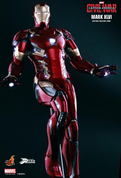 Captain America: Civil War PPS003 Mark XLVI 1/6th Scale Power Pose Collectible Gallery Image 7