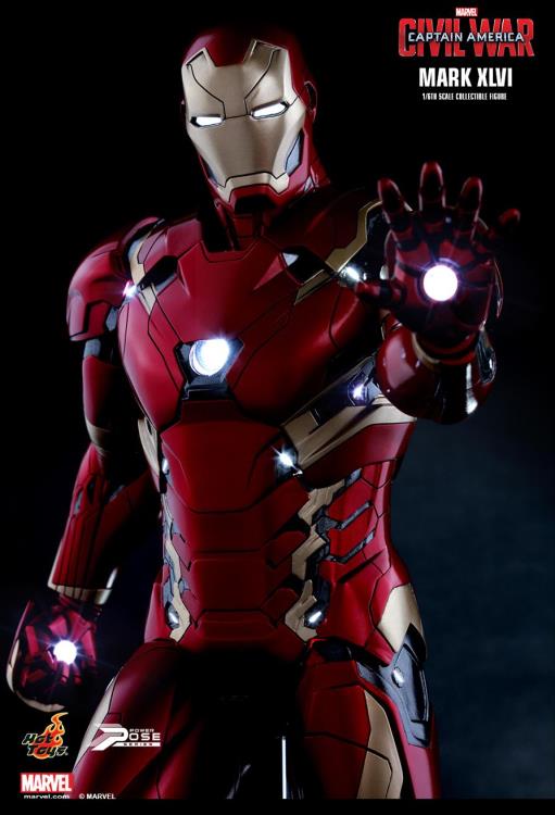 Captain America: Civil War PPS003 Mark XLVI 1/6th Scale Power Pose Collectible Gallery Image 10