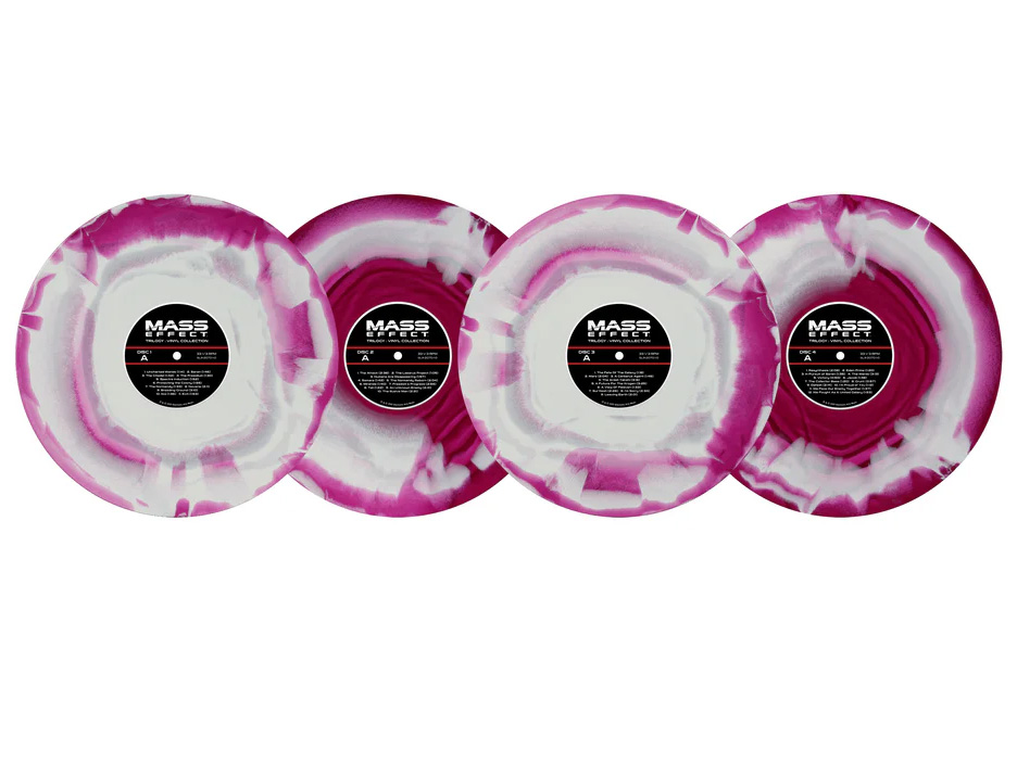 Mass Effect Trilogy Original Soundtrack (LITA Exclusive Purple & White Variant) Vinyl 4XLP Gallery Image 5