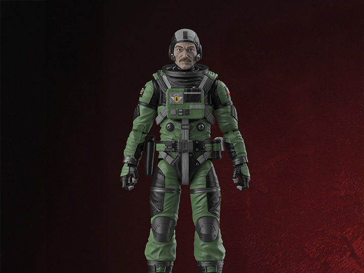 Space Zombies from Mars Astronaut Guy Garrison (Military) Deluxe Action Figure Gallery Image 1