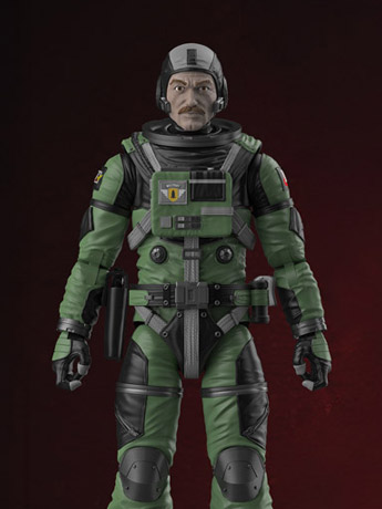 Space Zombies from Mars Astronaut Guy Garrison (Military) Deluxe Action Figure Gallery Image 2