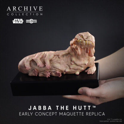 Star Wars: Return of the Jedi Archive Collection Jabba the Hutt (Legacy Edition) Limited Edition Early Concept Maquette Replica Gallery Image 5