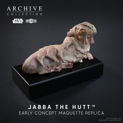 Star Wars: Return of the Jedi Archive Collection Jabba the Hutt (Legacy Edition) Limited Edition Early Concept Maquette Replica Gallery Image 9