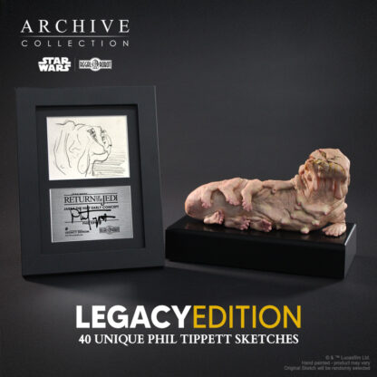 Star Wars: Return of the Jedi Archive Collection Jabba the Hutt (Legacy Edition) Limited Edition Early Concept Maquette Replica Gallery Image 3